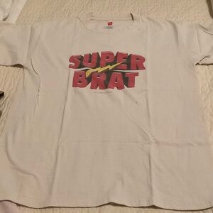 Hanes Kids Super Brat Graphic Tee - White, Red, Yellow